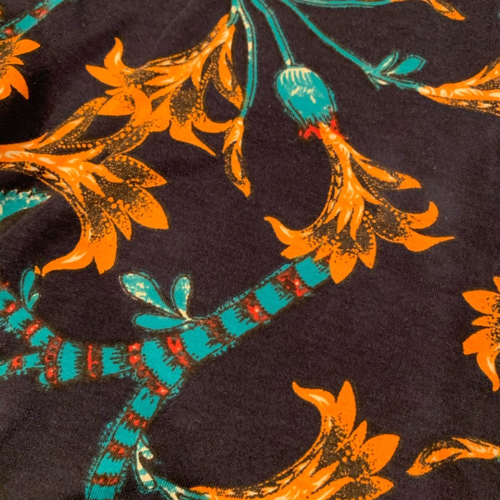 Lularoe Floral Design Randy Size Small 2 For $15 - Picture 3 of 5